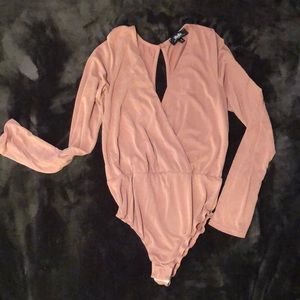 Dusty pink bodysuit